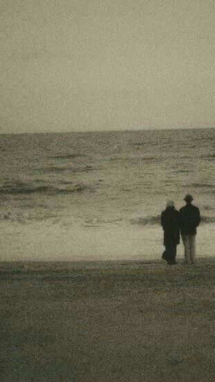 A Lifetime Together - Vintage Beach Couple Art Print