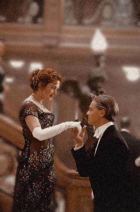 Titanic: The Grand Staircase - Jack and Rose Romantic Poster