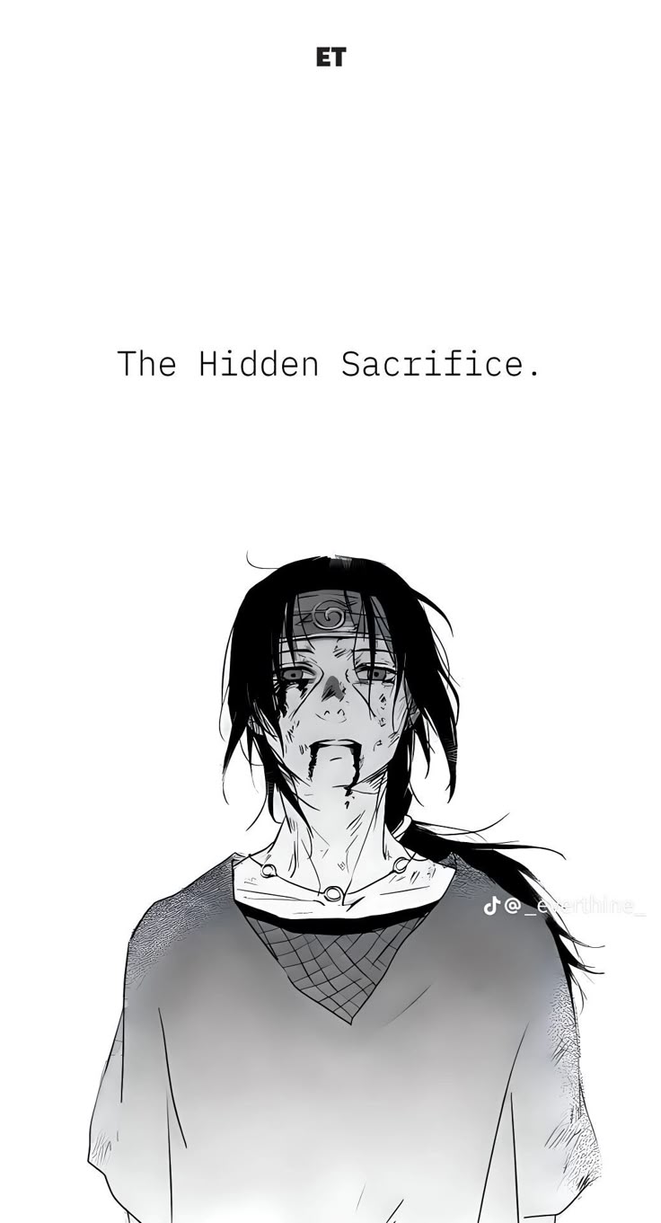 Itachi Uchiha: The Hidden Sacrifice - Naruto Shippuden Poster