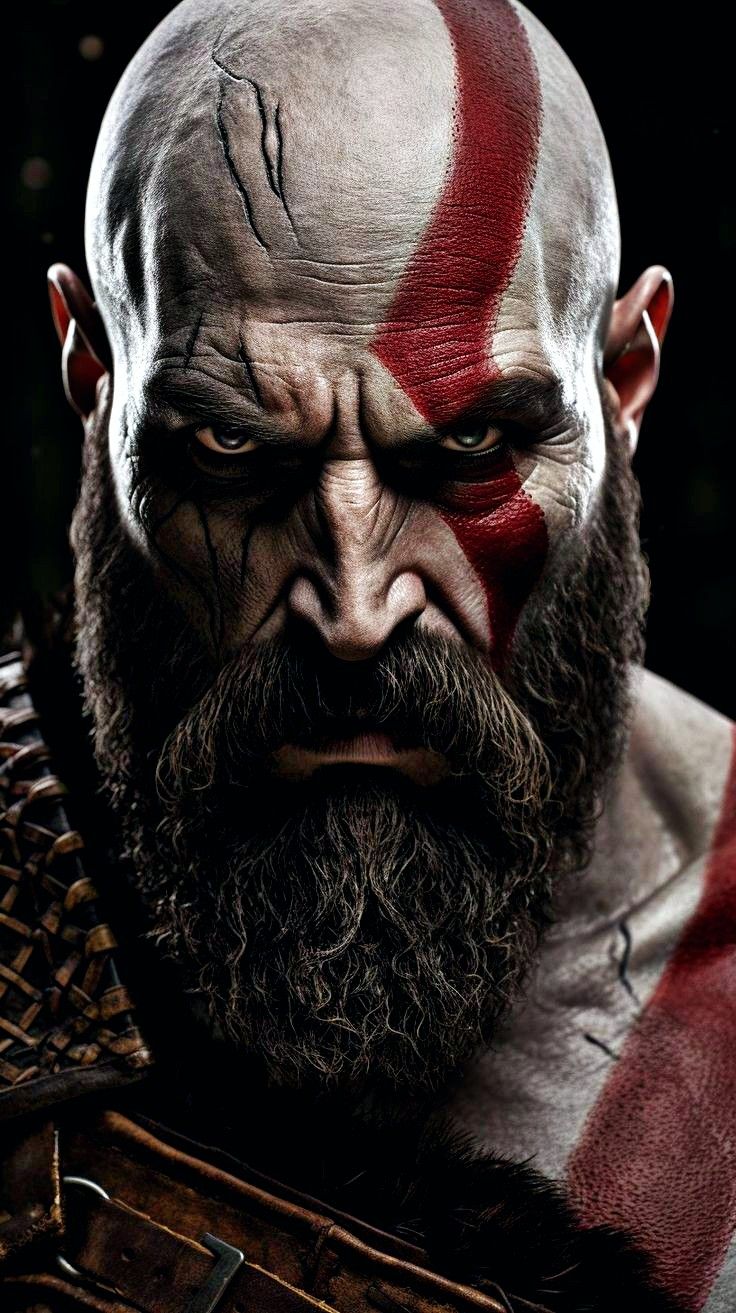 God of War Kratos - The Ghost of Sparta Portrait Poster
